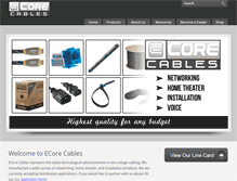 Tablet Screenshot of ecorecables.com